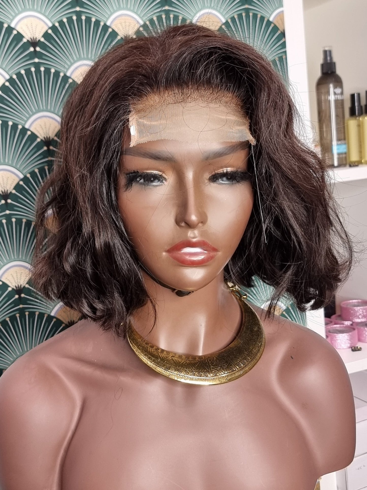 Bob wig wavy 10"