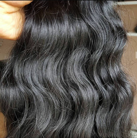 RAW HAIR WAVY EXTENSIONS